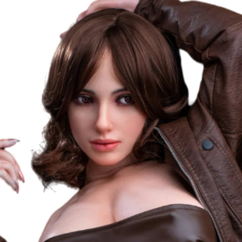 H807 Sex Doll Head-Silicone-  seductive cowgirl looks 【Irontech Doll Head】