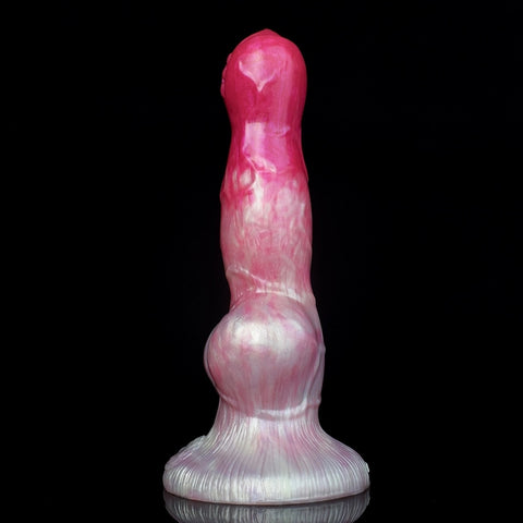 D404(0.7-1.7 LBS丨8''-10.8'') Fantasy Dog Dildo Silicone Knot Dildo 3 Size