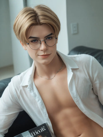 F5976—160cm/5ft2-45.5kg 7.1in Dildo Chinese Femboy Sex Doll Electric Penis - SY Doll