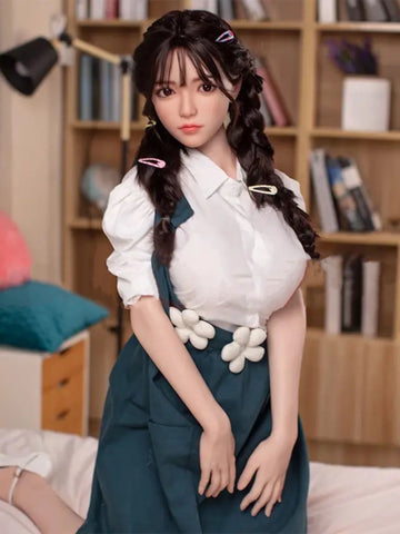 F5008-160cm/5ft3 D Cup Mai סינית סקסית סיליקון בובת מין | JX Doll