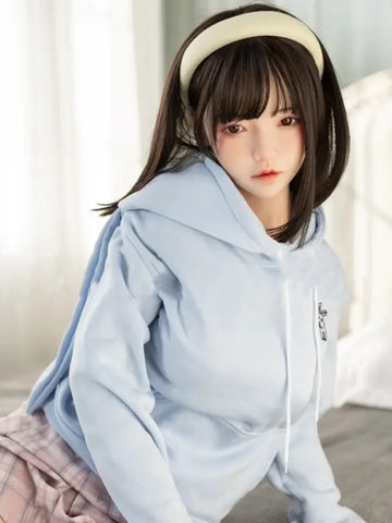 F5109-150cm/4ft9 D Cup Anzu Asian Sexy Mini Silicone Sex Doll｜JX Doll