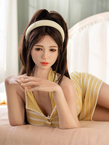 F5016-160cm/5ft3 D Cup Una בובת סקס סיליקון אסיאתית | JX Doll