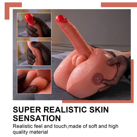 T907(7.05lb)  7.87″ Dildo Electric Male Rechargeable Sex Doll  Ass Torso Adult Toys For Female