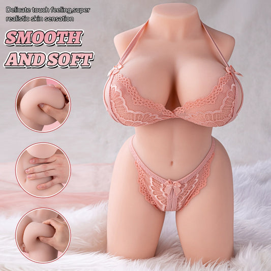 T405-15.43lb/47cm-Light weight Realistic Curvy Sex Doll Torso