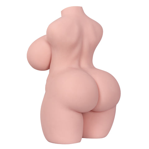 T208（34.83lb|52cm) BBW Large Breasts Barbie Fat Lady Torso Sex Doll