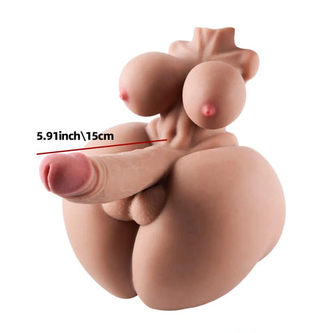 P91-8.51LB 5.91inch Dildo BBW Insertable Penis Hentai Femboy Best Male shemale fucks sex doll | MRL