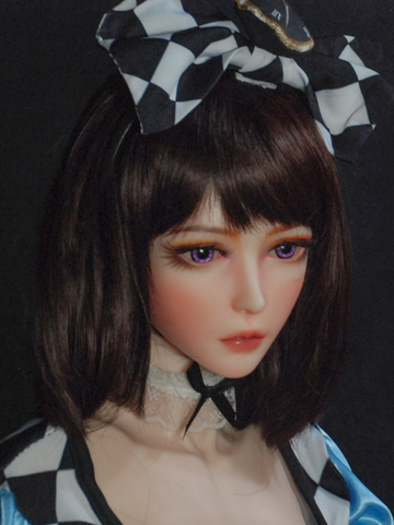 H513 Mini Anime Silicone Sex Doll Head｜Elsa Babe Head