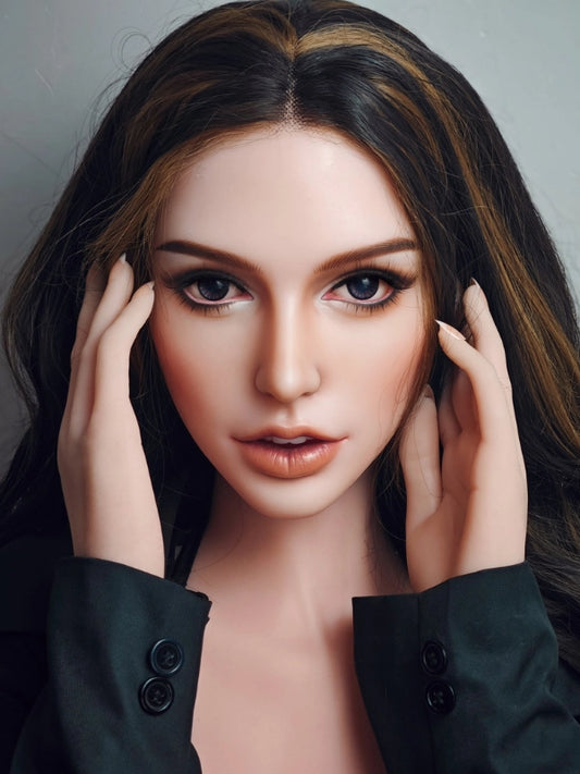 H571 Silicone Anime Sex Doll Head｜Elsa Babe Head