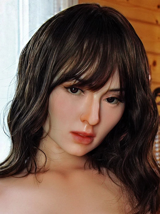 H281  Silicone Sex Doll Head丨Angel Kiss Doll Head