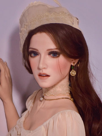 H572 Silicone Anime Sex Doll Head｜Elsa Babe Head