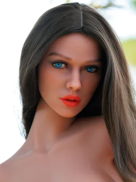 H1000 TPE Oral Blowjob Sex Doll Head-Horny Housewife | Irontech Doll Head