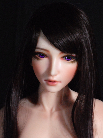 H514 Mini Anime Silicone Sex Doll Head｜Elsa Babe Head