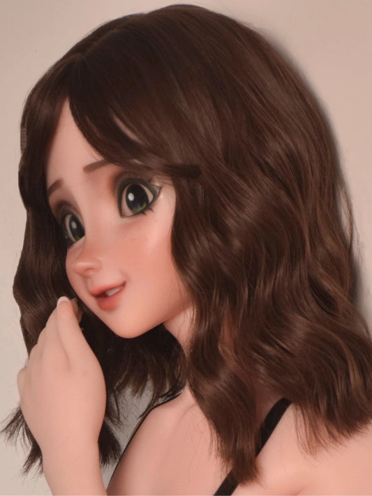 H883 Silicone Anime Sex Doll Head｜Elsa Babe Head