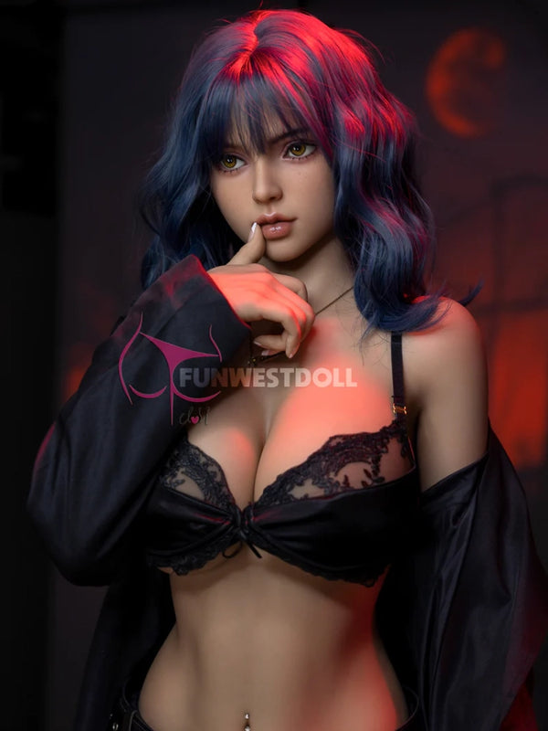 F2141-157cm(5.2ft)-40kg Gカップ リリー プチ ロボット アニメ 等身大 TPE セックスドール｜Fun West Doll
