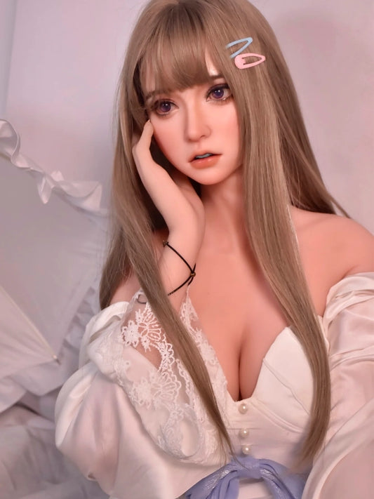 F1557-Elsa Babe-165cm/5ft4 Búp bê tình dục Anime gợi cảm bằng silicon đầy đủ 