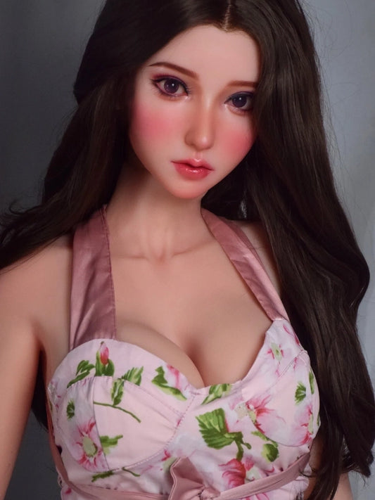 F1556-Elsa Babe-165cm/5ft4 Búp bê tình dục Anime gợi cảm bằng silicon đầy đủ 