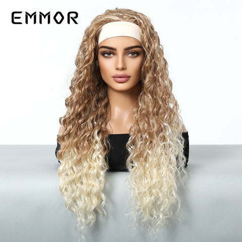 KW003 – Doll Wig Blonde Long Loose Curls