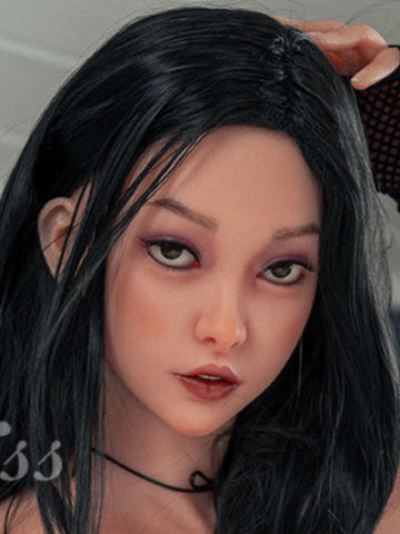 H251  Silicone Sex Doll Head丨Angel Kiss Doll Head