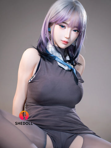 F5343—161cm/5ft3-40.5kg E Cup Life Size Mature Beauty In Stockings Realistic TPE Sex Doll Asian | SHEDOLL