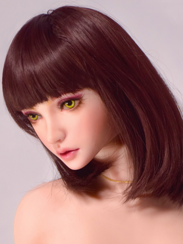 H515 Mini Anime Silicone Sex Doll Head｜Elsa Babe Head