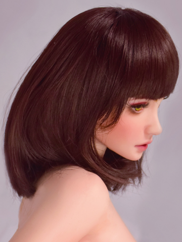 H515 Mini Anime Silicone Sex Doll Head｜Elsa Babe Head