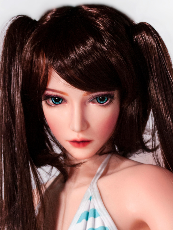 H516 Mini Anime Silicone Sex Doll Head｜Elsa Babe Head