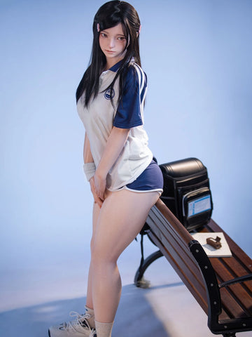 F5734—151cm/4ft9-34kg A Cup Silicone Asian Chinese Sex Doll  | Firefly Diary