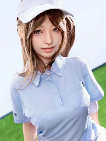 F8703—153cm/5ft4-22.6kg B Cup Silicone Female Sex Doll Flat Chest | Firefly Diary MAX