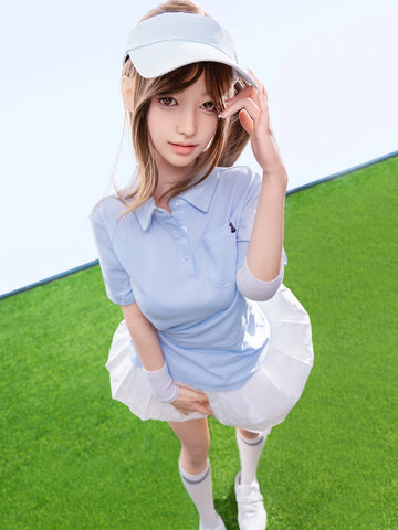 F8703—153cm/5ft4-22.6kg B Cup Silicone Female Sex Doll Flat Chest | Firefly Diary MAX