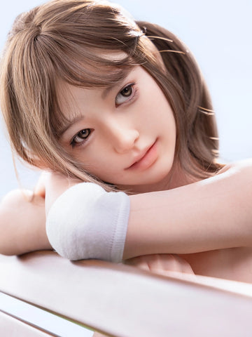 F8703—153cm/5ft4-22.6kg B Cup Silicone Female Sex Doll Flat Chest | Firefly Diary MAX