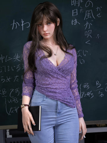 F8623—165cm/5ft4-34kg B Cup Real Feel Silicone Full Sex Doll | Firefly Diary Max