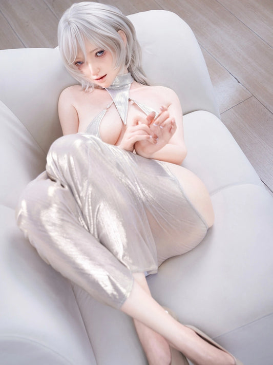 F6307—165cm/5ft4-37kg D Cup Silicone Realistic Naked Sex Doll Asian  | Firefly Diary Max