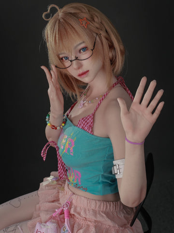 F7719—153cm/5ft24-35kg C Cup Full Silicone Realistic Lightweight Mini Sex Doll Bwanwan | Jiusheng Doll