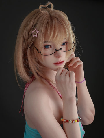 F7719—153cm/5ft24-35kg C Cup Full Silicone Realistic Lightweight Mini Sex Doll Bwanwan | Jiusheng Doll