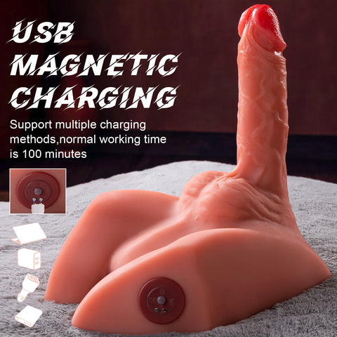 T906(5.66lb)  7.87″ Dildo Electric Male Rechargeable Sex Doll  Ass Torso Adult Toys For Female