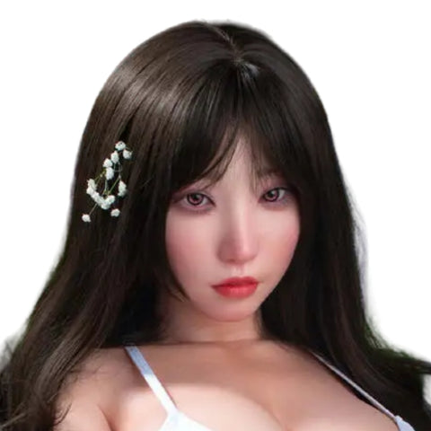 Đầu búp bê tình dục H803-Silicone- Cô gái Trung Quốc đang chờ đợi tình yêu và sự chăm sóc của bạn [Đầu búp bê Irontech] 