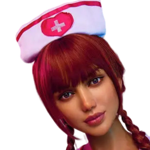 H776 Sex Doll Head-Silicone- Lovely nurse【Irontech Doll Head】