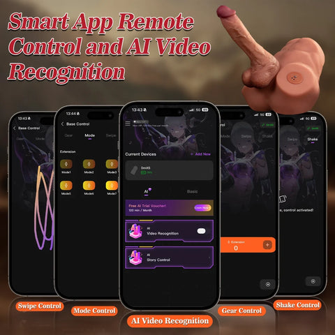 T660 - 9.35lbs TPR 8.46in Dildo Insert AI Sex Doll Torso Toy & Masturbator【IN Stock US】 | Xinse