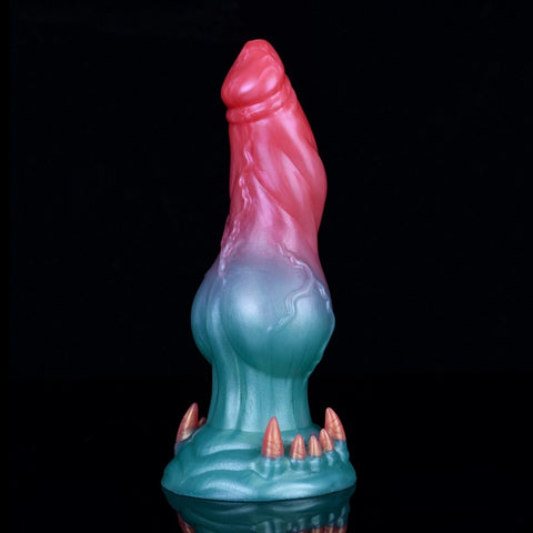 D425(0.7 LBS丨7.32'') Fantasy Dog Dildo Silicone Knot Dildo