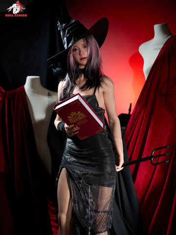 F9180- 165cm(5ft4)-35kg B Cup Silicone Halloween Flat Chest Sex Doll Vigina丨Doll senior