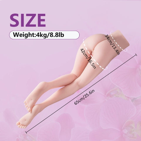 L227(8.8lb/25.6‘’) Sex Doll Legs Realistic Female Sexy Leg Sex Dolls Torso For Men