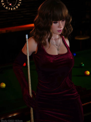 F5134-163cm D Cup Billiards Babe ROS Silicone Sex Doll | Galatea doll