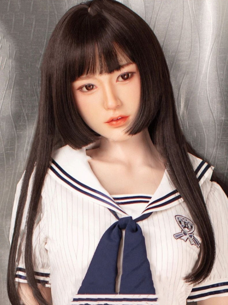 F5002-160cm/5ft3 D Cup Umi Asian Uniform Silicone Sex Doll | JX Doll