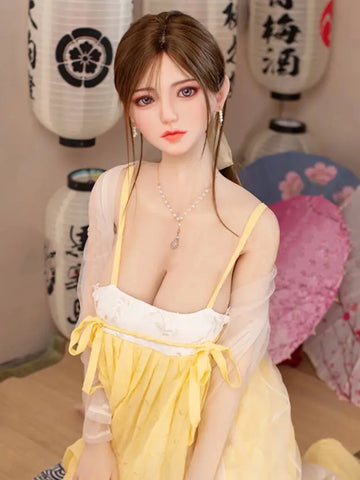 F5017-160cm/5ft3 D Cup Wennie סיליקון אסיאתי בובת מין | JX Doll