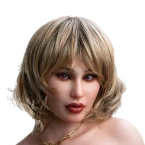 H782 Sex Doll Head-Silicone- an alluring, mature look【Irontech Doll Head】