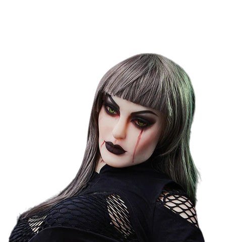 H704 Sex Doll Head-Gothic girl【Irontech Doll Head】