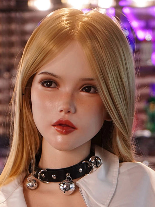 H283  Silicone Sex Doll Head丨Angel Kiss Doll Head