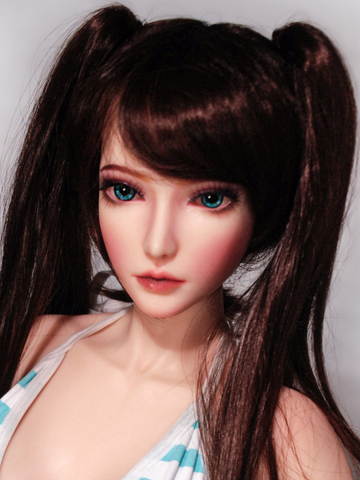 H516 Mini Anime Silicone Sex Doll Head｜Elsa Babe Head
