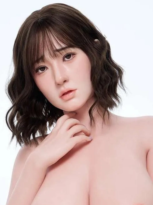 H735 Sex Doll Head-Silicone-Cute as a student【Irontech Doll Head】