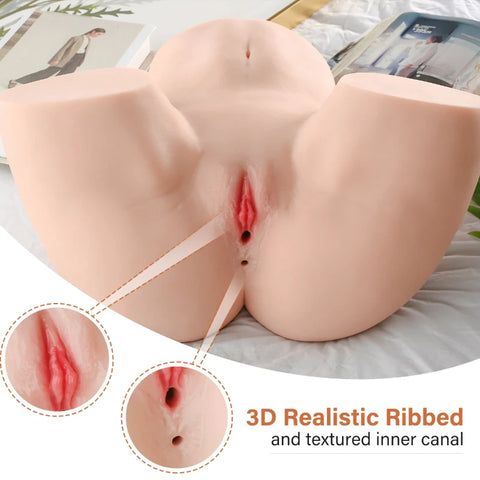 A517 (24,25lb )Búp bê tình dục Đáy&amp;Búp bê tình dục mông 3D thực tế